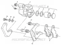 FRONT FRENO XPRESS 300 W97CA28C and  XPRESS 400L W97CA38C (4939603960C001)