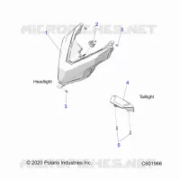 ELETTRICO, HEADLIGHT AND TAILLIGHT