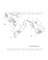 CHASSIS, PROTEZIONE FRIZIONE AND FOOTRESTS