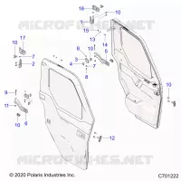 PORTE, FRONT, MOUNTING