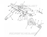 POSTERIORE COPPIA ARM 500 EFI / 0930674 and  500 EFI SKS / 0930574 (4922962296022A)