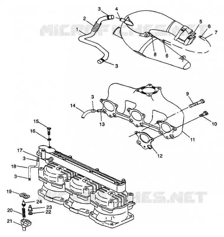 SISTEMA DI RAFFREDDAMENTO SL 900 B974091 (4940974097B009)
