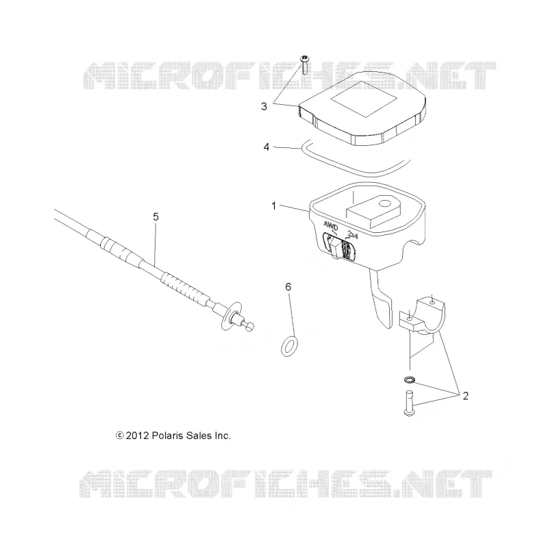 TIMONE, CONTROLS, THROTTLE ASM. AND CABLE