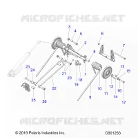 SUSPENSION, POSTERIORE COPPIA ARM