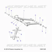 SUSPENSION, ANTERIORE COPPIA ARM