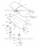 MONTAGGIO SEDILE SL 750 B954070 (4930523052A011)