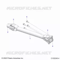 TRASMISSIONE, REAR PROP SHAFT