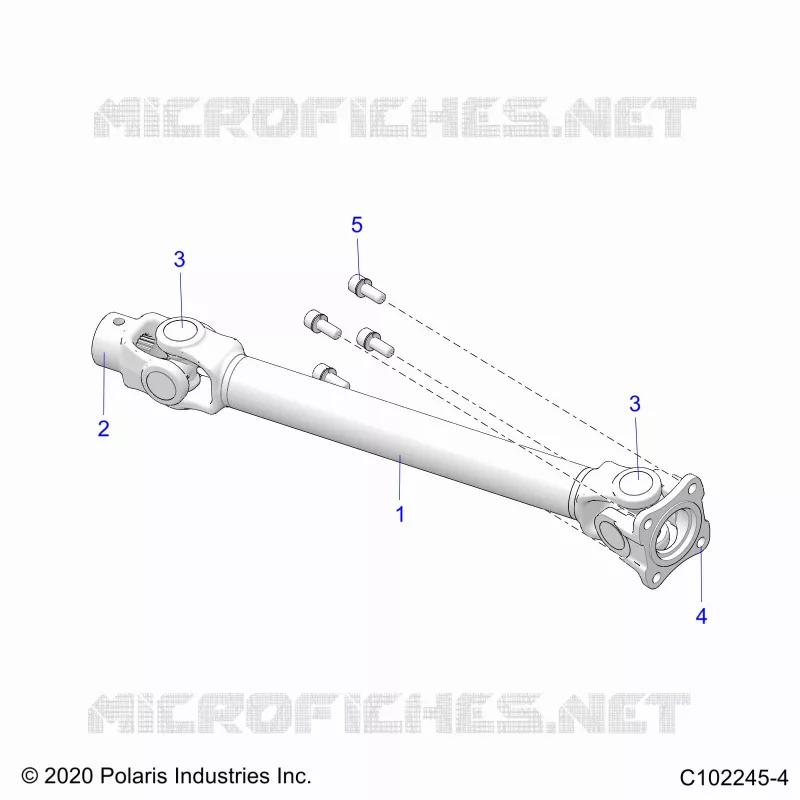 TRASMISSIONE, REAR PROP SHAFT
