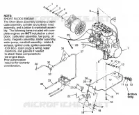 MONTAGGIO DEL MOTORE WIDETRAK LX 0972065 and  EUROPEAN WIDETRAK LX E972065 (4938223822C002)