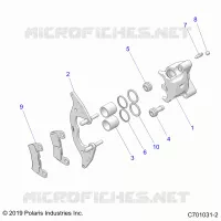 FRENO ANTERIORE CALIPER