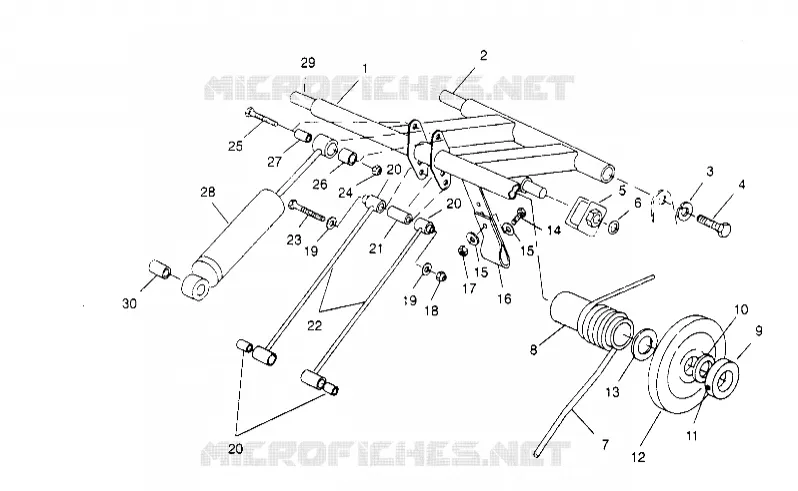 POSTERIORE COPPIA ARM SPORT TOURING 0950243 and  EUROPEAN SPORT TOURING (4928822882C004)