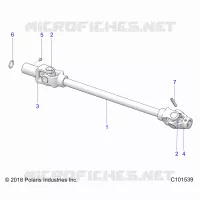 DRIVE TRAIN, FRONT PROP ALBERO