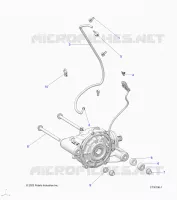 TRASMISSIONE, FRONT GEARCASE MOUNTING
