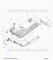 SISTEMA DI ALIMENTAZIONE CARBURANTE, FUEL TANK ASM.