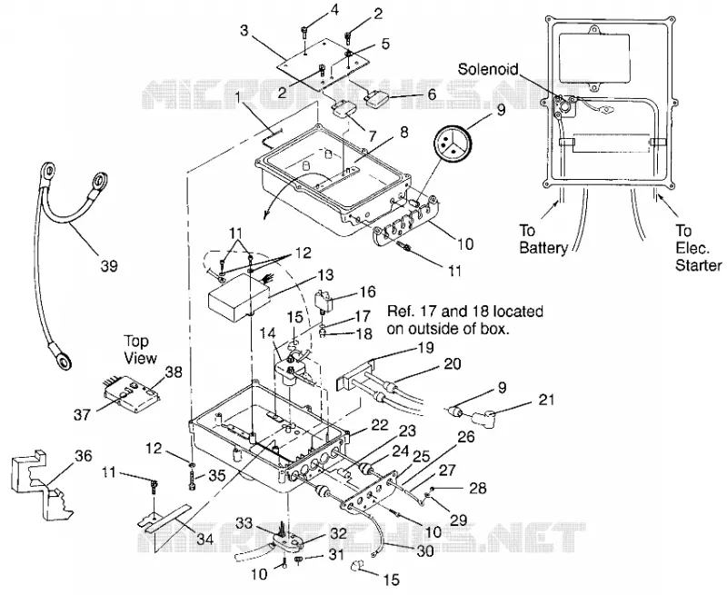 BOX ELETTRICO SL 700 B964066 and Intl. SL 700 I964066 (4935633563B012)
