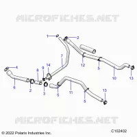 ENGINE, SISTEMA DI RAFFREDDAMENTO, HOSES