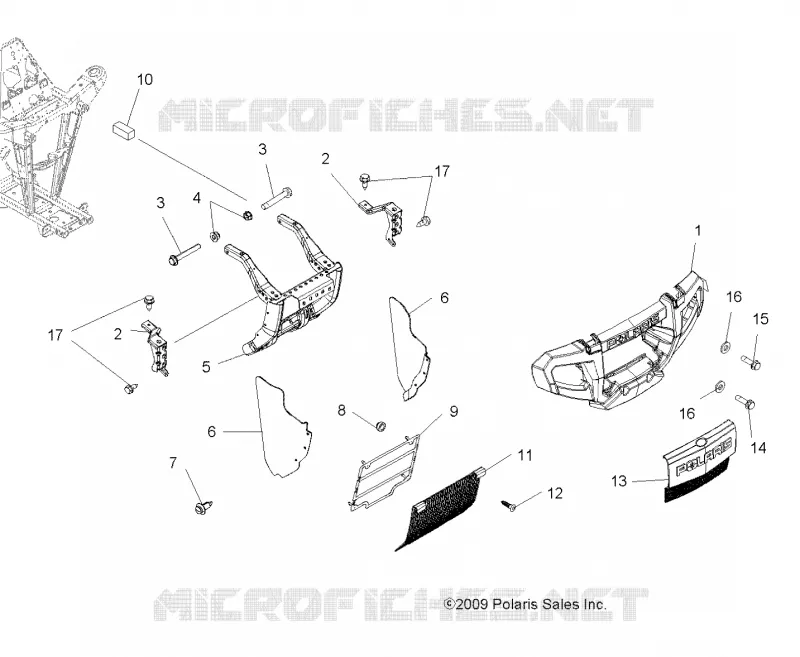 PARAURTI ANTERIORE AND MOUNTING