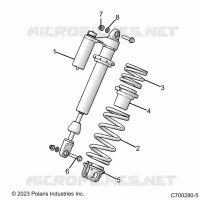SUSPENSION, SHOCK ANTERIORE MOUNTING
