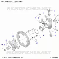 SOSPENSIONI ANTERIORI HUB, KNUCKLE AND BRAKE DISC