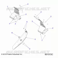 CHASSIS, PROTEZIONE FRIZIONE AND FOOTRESTS