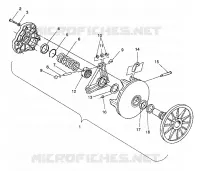 TRASMISSIONE FRIZIONE ASSEMBLY WIDETRAK / 0932064 (4922982298023A)