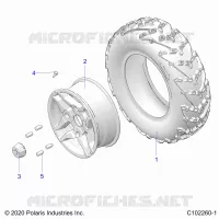 RUOTAS, FRONT TIRE
