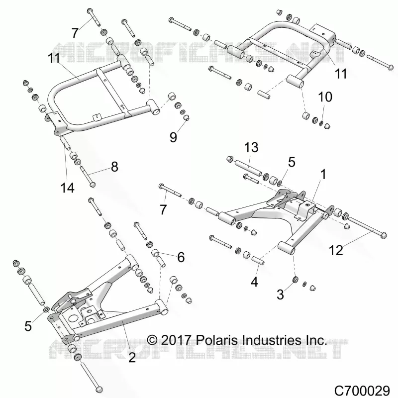 SOSPENSIONE POSTERIORE CONTROL ARMS