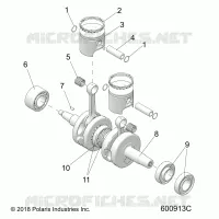 ENGINE, PISTONE & ALBERO MOTORE