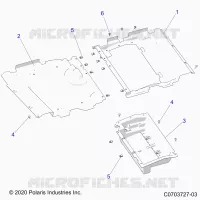 PAVIMENTO PANELS, UNDERSEAT