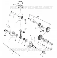 ALBERO MOTORE AND PISTONEE 350 2X4-UPDATE (4919821982036A)