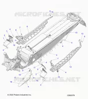 CHASSIS, PROTEZIONE FRIZIONE, FOOTRESTS, AND RUNNINGBOARDS