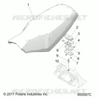 BODY, SEAT ASM., DRIVER