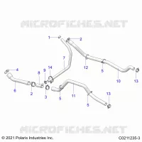 ENGINE, SISTEMA DI RAFFREDDAMENTO, HOSES