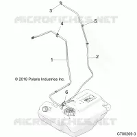 BODY, CARBURANTE LINES, STD.