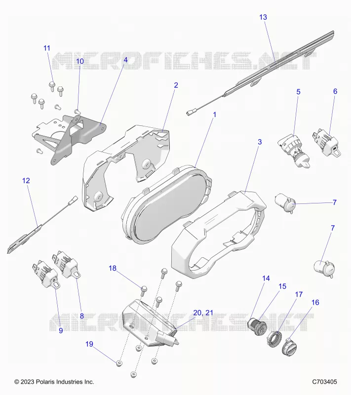 ELETTRICO, DASH INSTRUMENTS AND CONTROLS