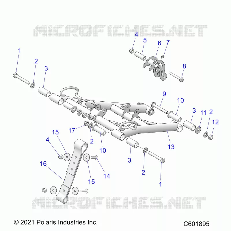 SUSPENSION, ANTERIORE COPPIA ARM