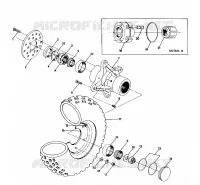 RUOTA ANTERIORE MONTAGGIO 250 6x6 / W928727 (4922842284013A)