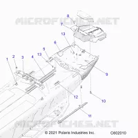 TELAIO, REAR, MISC. COVERS AND SNOWFLAP