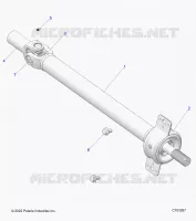 TRASMISSIONE, PROP SHAFT,MID, BEARING