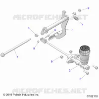 BRAKES, PEDAL AND CILINDRO PRINCIPALE MOUNTING