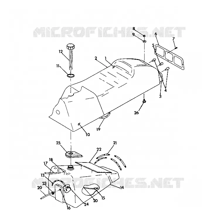 SEDE/SERBATOIO DI GAS ASSEMBLY 500 SPX (4922552255003A)