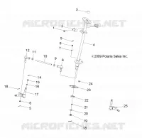 STERZO POST and TIE ROD ASM.