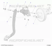 FRENOS, FOOT PEDAL