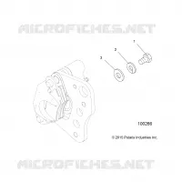 FRENO ANTERIORE CALIPER MOUNTING