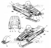 DECALS XLT 0970756, XLT SKS 0970556, AND XLT RMK 0970956 (4937693769A012)