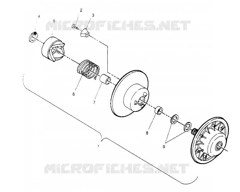 FRIZIONE DRIVEN ASSEMBLY SUPER SPORT 0950743 (4928882888B014)