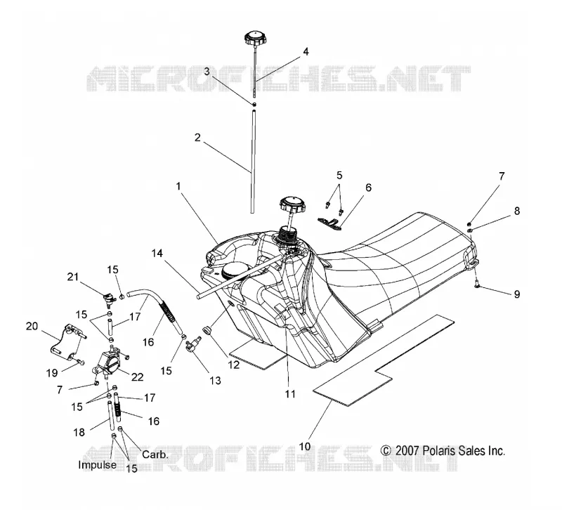 SISTEMA DI ALIMENTAZIONE CARBURANTE, CARBURANTE TANK and PUMP