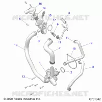 MOTORE, WATERPUMP AND BYPASS