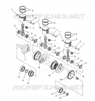PISTONEEE   ALBERO MOTORE XLT/0930767,XLT SP/0930667    XLT SKS/0930567 (4923012301035A)