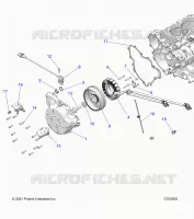 ENGINE, STATOR AND FLYRUOTA